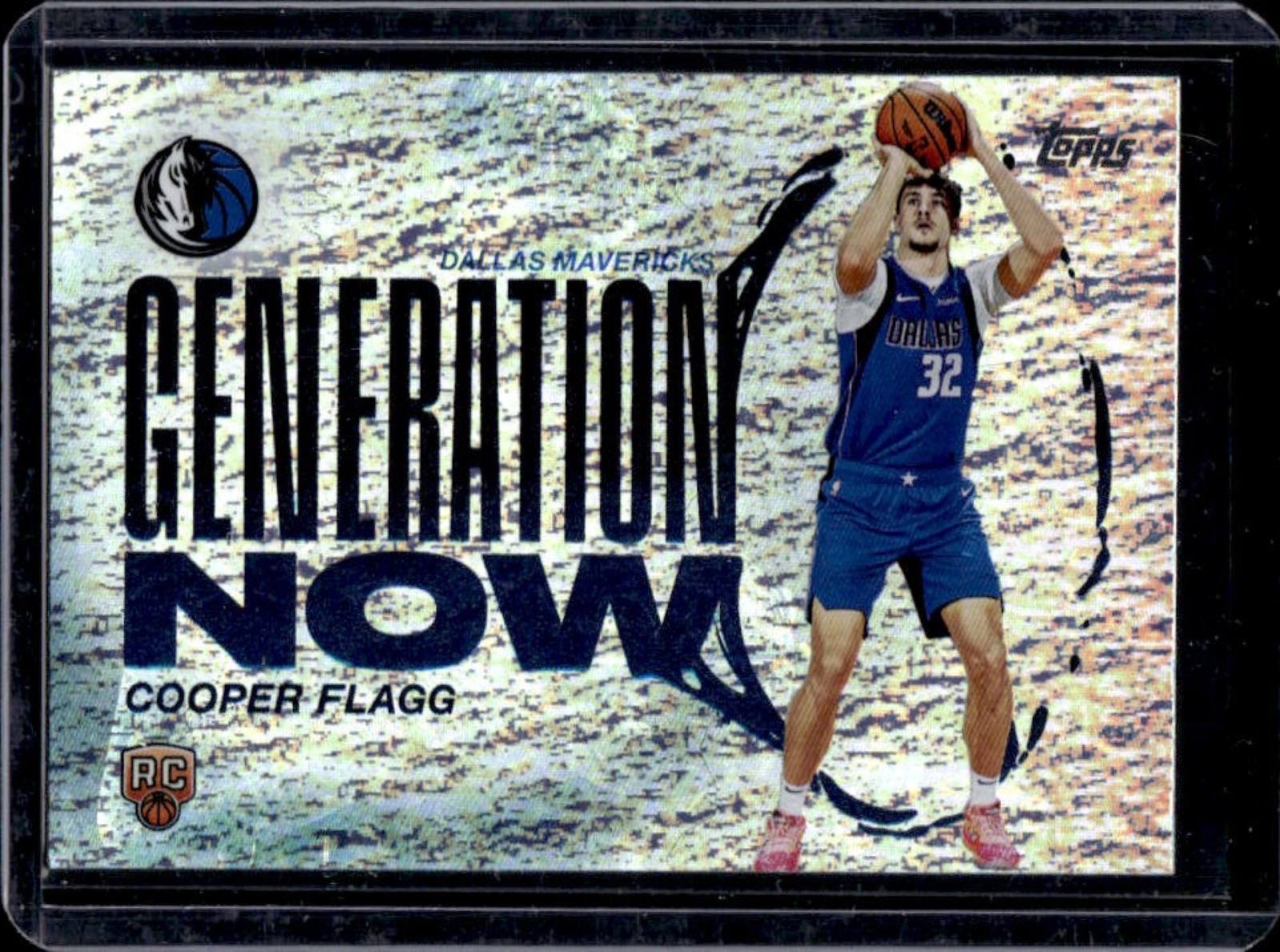 2025-26 Topps Cooper Flagg Generation Now RC Holo Foil Rookie #GN-1 Mavericks