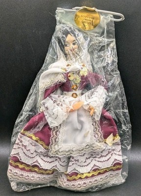 Vintage Greek Souvenir Doll Traditional Outfit Handmade from Greece New Sealed