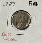1927 Philadelphia Minted Indian Head Buffalo Nickel - Full Date - Nice Coin