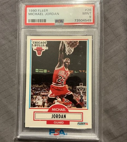 1990-91 Fleer - Michael Jordan #26 PSA 9