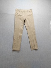 Zac  Rachel Women Dress Pants 10 Beige Straight Leg Stretch Mid Rise Business