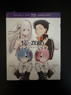 Re:Zero Starting Life in Another World Season 1 Blu-ray Part One Anime Brand New