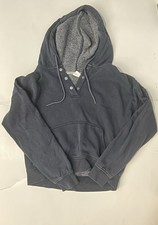 Women  s XS Cropped Navy Hoodie