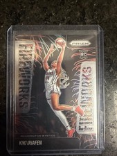 2025 Panini Prizm WNBA Kiki Iriafen #13 Fireworks Insert - Washington Mystics RC