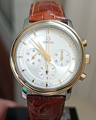 Omega De Ville Prestige Chrono 145.0050 Stahl/Gold 18kt. Cal 861 Handaufzug