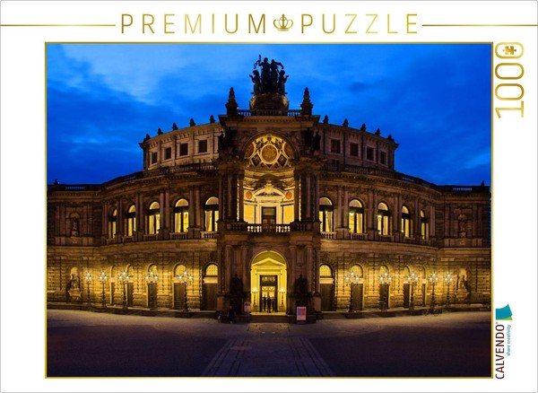Calvendo Puzzle Dresden Semper Opera House | 1000 Pieces, Finished Size 25.2 × 1-image