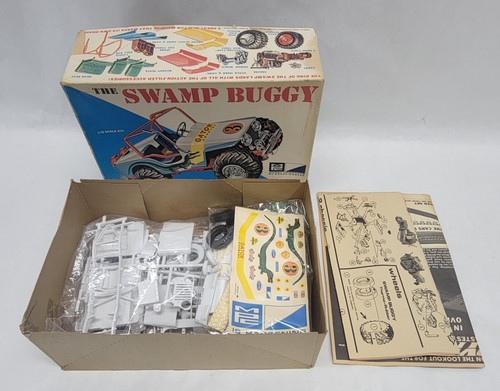 MPC SWAMP BUGGY 407-200 Model Kit - Looks Complete w/ Box, Instructions & Decals