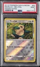 2019 POKEMON SUN & MOON HIDDEN FATES #50 SNORLAX-REVERSE FOIL PSA 9