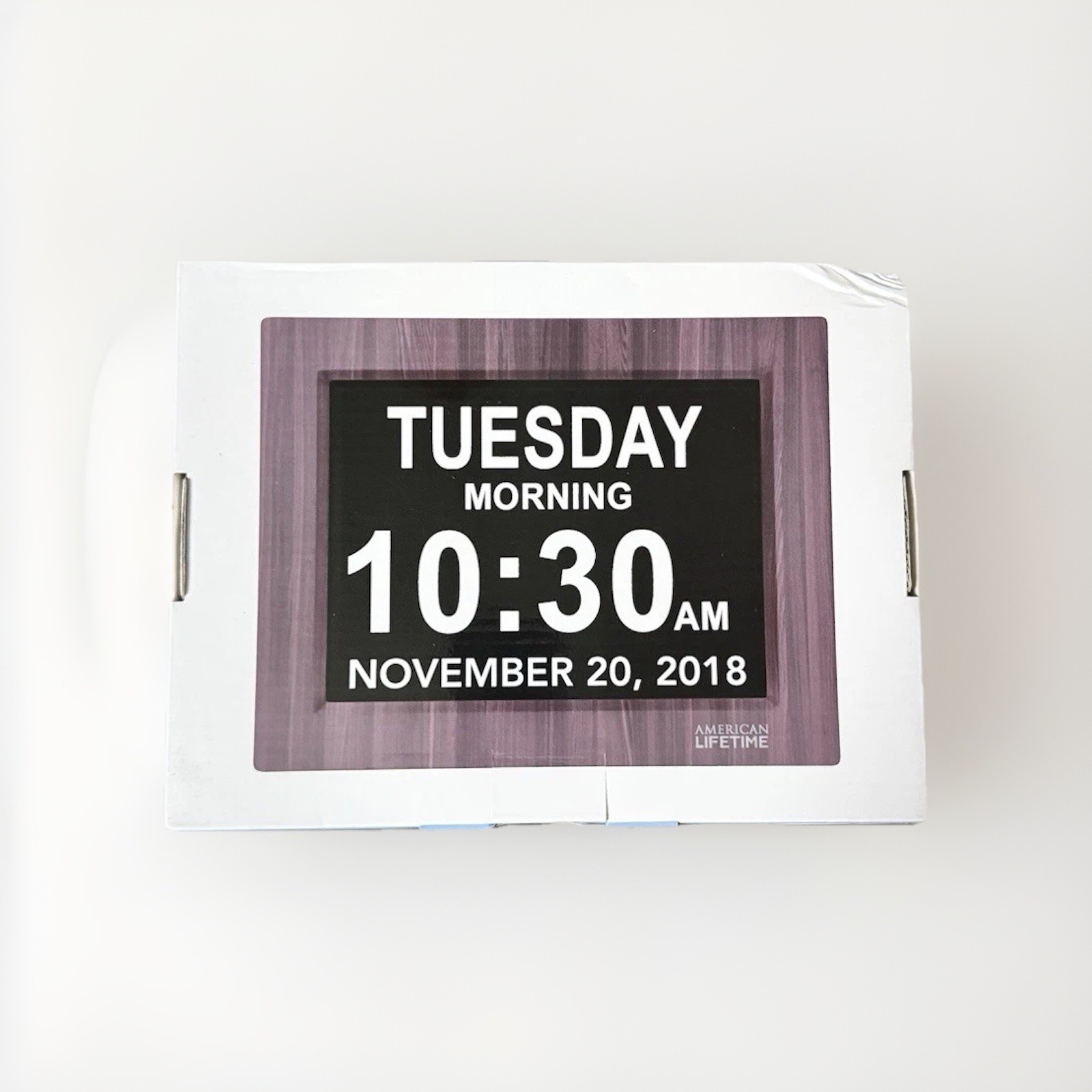 New American Lifetime Day Clock DC-01 Digital Calendar Clock with Battery Backup
