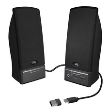 Cyber Acoustics CA-2014USB 2.0 Multimedia Desktop Computer Speakers, Compatib...