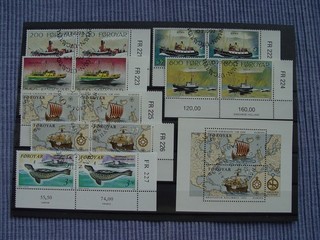 Färöer 1992 1993 FD gestempelt komplett Pärchen Michel: 127 00           