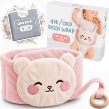 Baby Colic & Gas Relief Heating Tummy Wrap Hot & Cold Clay Pack for Bruises &