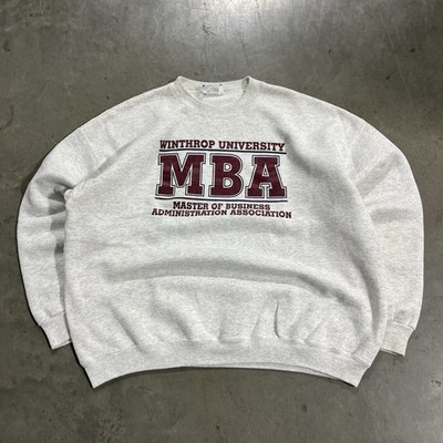Vintage 80s MBA Business College Sweater XXL