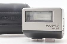 Top Mint in Case Contax TLA 200 Silver Electronic Flash For G1 G2 Camera Japan