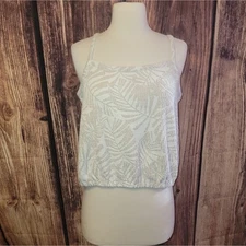 NWT LOFT Tank Top Size S Cream/Tan