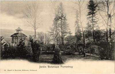 CPA AK JARDIN BOTANIQUE PORRENTRUY SWITZERLAND (1510866)