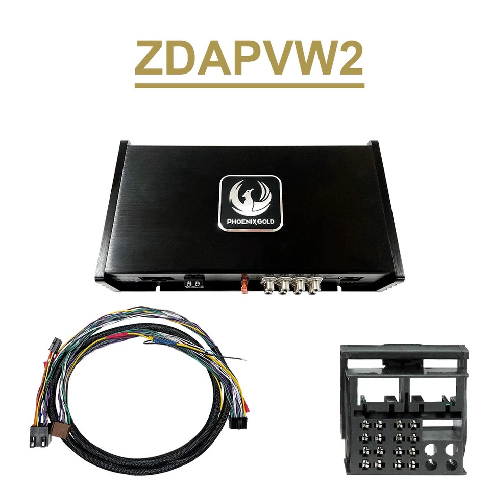 PHOENIX GOLD ZDAPVW2 Zd Série Dsp Puissance Kit Plug And Jouer Pour VW 800 W - Photo 1/1