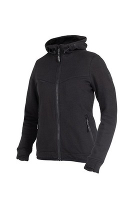 John Doe XTM Hoodie V3 Black Women Aramid Motorrad Kapuzenjacke Gr. XL - Damen