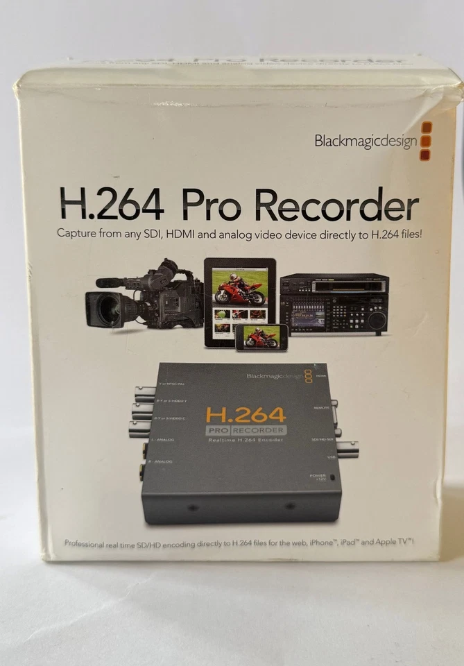 Blackmagic Design H.264 Pro Recorder, Encoder, BMD Video Converters, with PSU - Image 2 of 3