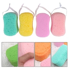 4Pcs Bath Sponges Bath Scrubbers Bathing Accessories (Random Color)