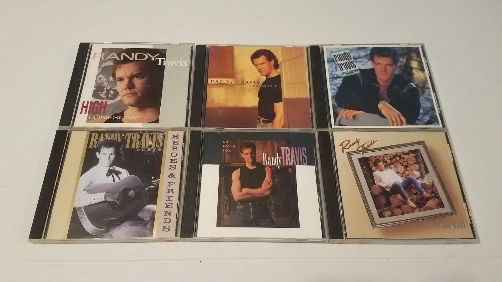 Randy Travis 6 Cd Lot- Heroes and Friends Duets, Hight Lonesome, Full Circle....