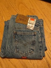 NEW OLD STOCK LEVI'S 550 BOYS SZ. 11 WAIST 23 1/2" REGULAR FIT ORANGE TAB