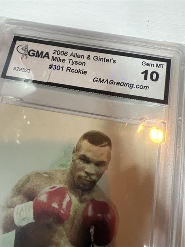 2006 Mike Tyson Allen & Ginter's Gem Mint 10 #301 - Picture 3 of 7