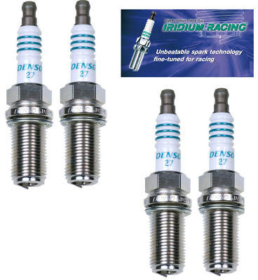 DENSO IRIDIUM RACING Spark Plugs IKH01-27 IKH0127 5750 Set of 4