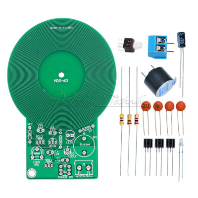 60mm DC 3V-5V Metal Detector Kit Electronic Kit Non-contact Sensor DIY Kit
