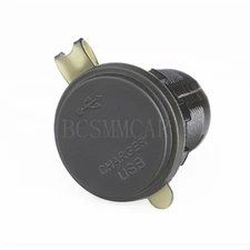 2 Ports Car Charging Socket TYPE C USB Charger Power Adapter LED For Boat SUV