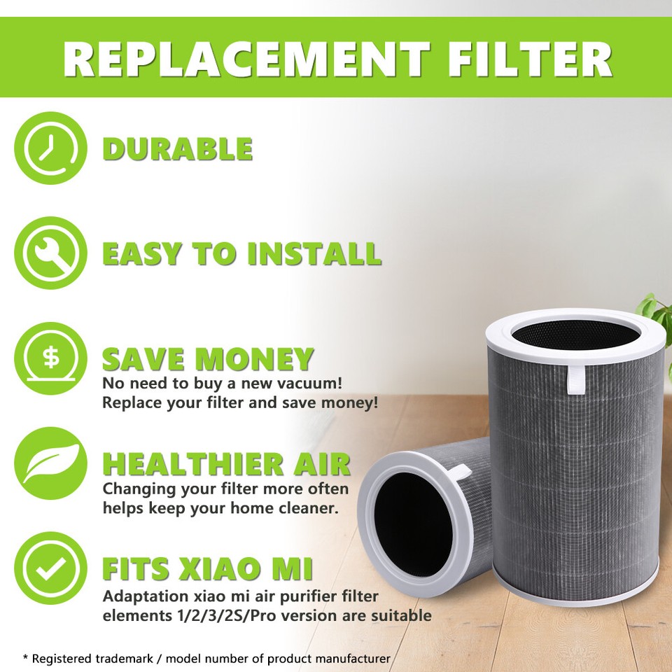 Filter Replacement for Xiaomi Mi Air Purifier 2H 2S 2C 3 3H 3C Pro
