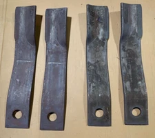Set/4 rotary cutter blades for John Deere HX10 & RC10M mowers FH329913 FH329910