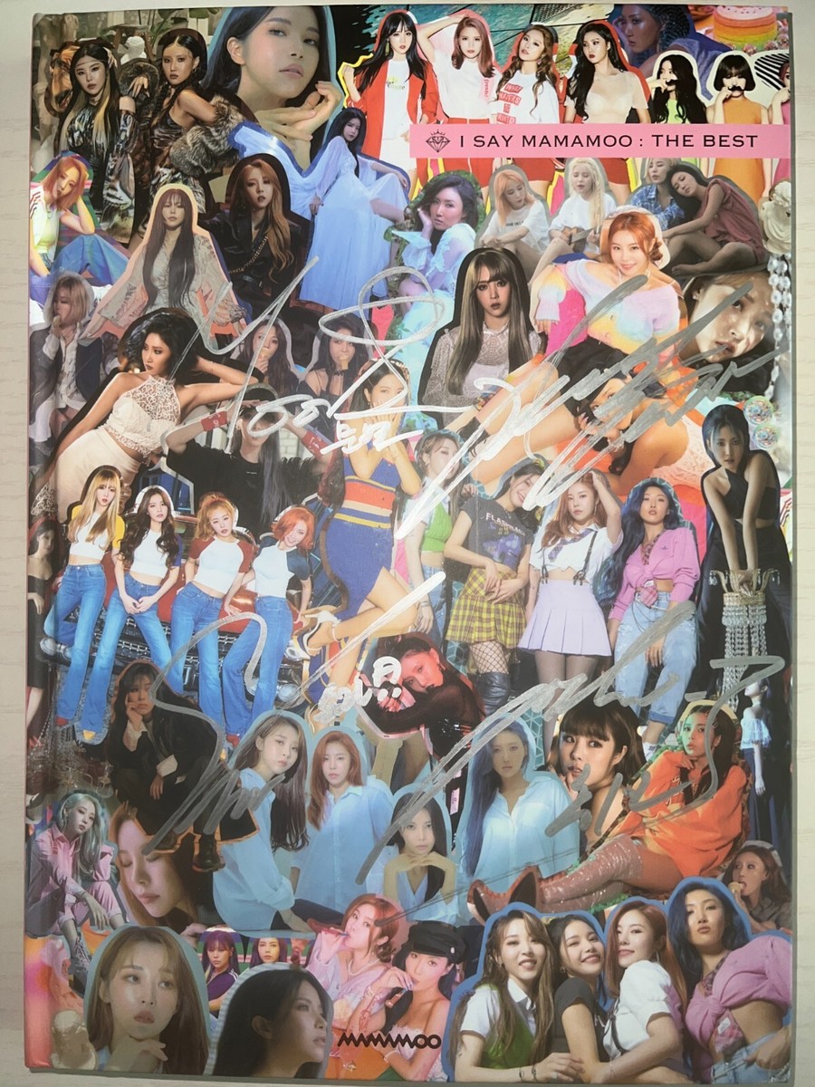 Mamamoo [I SAY MAMAMOO : THE BEST] Autographed Signed Album | eBay