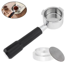 54mm Bottomless Portafilter 53mm Dosing Funnel Puck Screen Filter Set