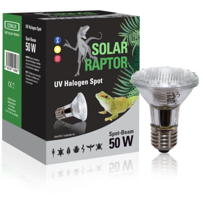 ECONLUX SolarRaptor UV Halogen Spot 50W PAR20 - Terrarien UV Beleuchtung
