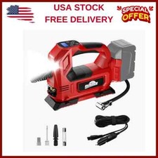 Cordless Tire Inflator Air Compressor for Milwaukee M18 Battery, 150PSI Portable