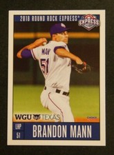 2018 Choice, Round Rock Express - BRANDON MANN