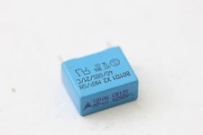 POLYESTER CAPACITOR EPCOS 0.1uF 100K 250V 2PCS. CA378U781F040718