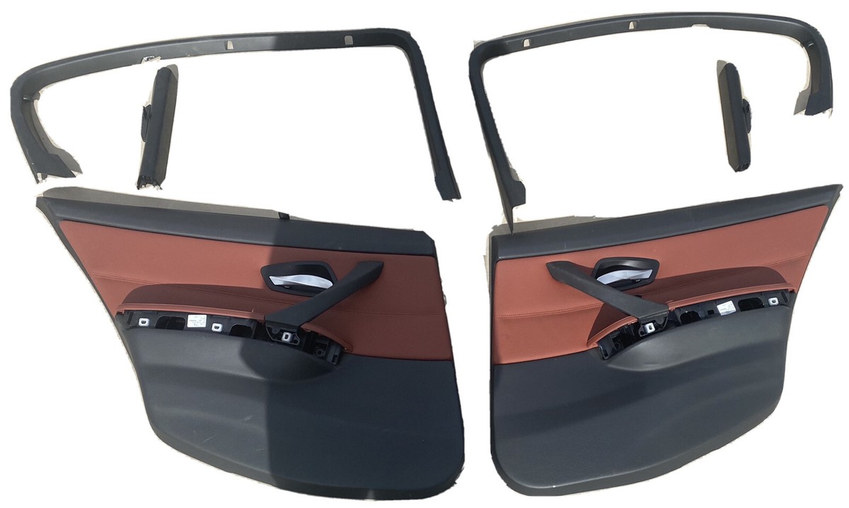 OEM BMW E90 06-11 BMW Rear Door Panels Red /sunshades E90/E91 LCI
