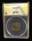 1914-S Buffalo Nickel, ANACS AU 50