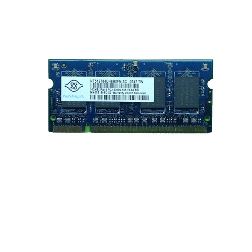 2 MODULES Nanya 512 MB PC2-5300 DDR2-667MHz CL5 200-Pin SoDimm