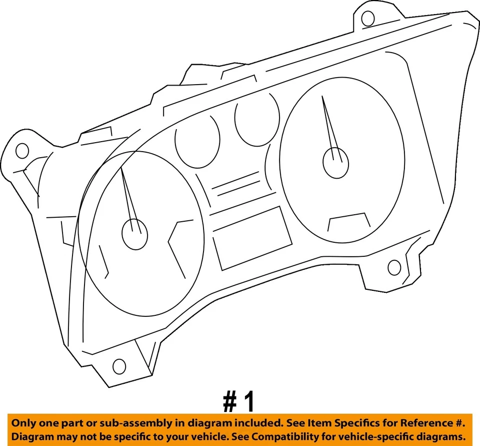 Medidor de velocímetro usado se adapta a: Hummer H3 Cluster 2009 EE. UU. A 3,7 grado A Foto 4 de 4