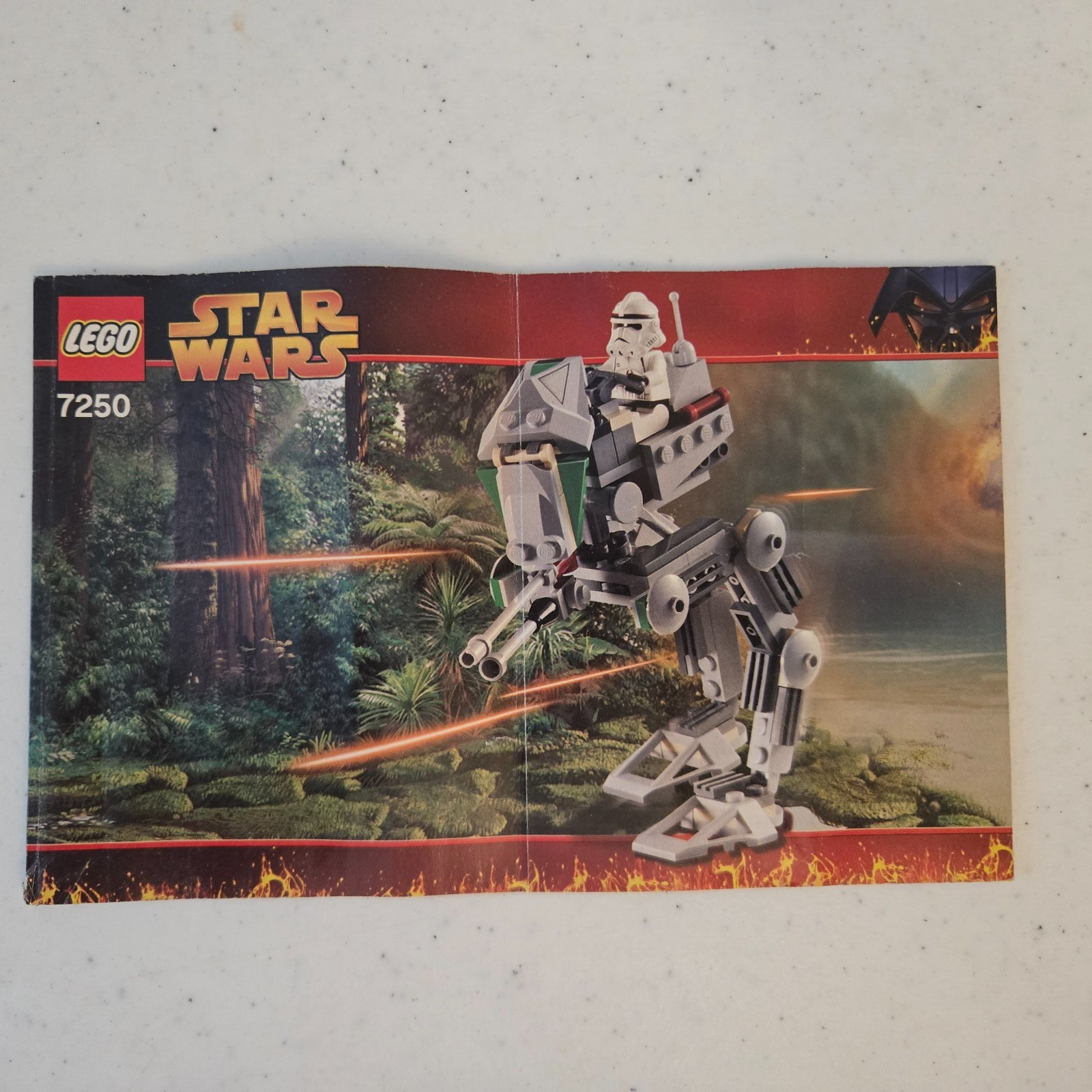 VTG Star Wars Lego Clone Scout Walker 7250, Complete w/ MinifigManual from  2005