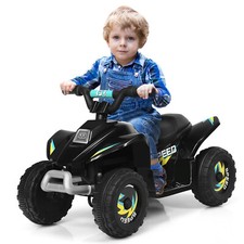 Topbuy 6V Kids Mini Electric Quad ATV Battery Powered Toddler Ride On Toy