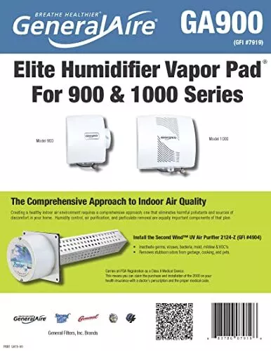 Generalaire humidifier 900 filter deals
