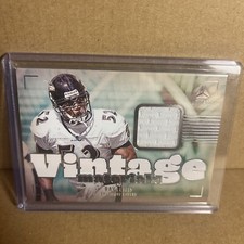 2024 Panini Luminance Ray Lewis Vintage Materials Jersey Patch GREEN SSP #11/25