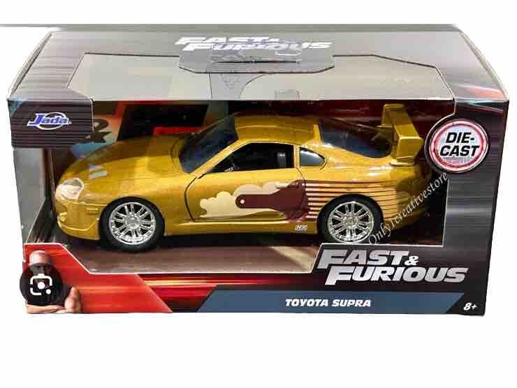 FAST&FURIOUS SUPRA&DODGE 1/32スケール Amazon.com: DieCast Jada Fast & Furious Brian's Toyota Supra