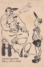 A4491) ROME 1938 FUCI STUDY WEEK, CONFIDENCES OF THE ELDERLY TRAVELLED.