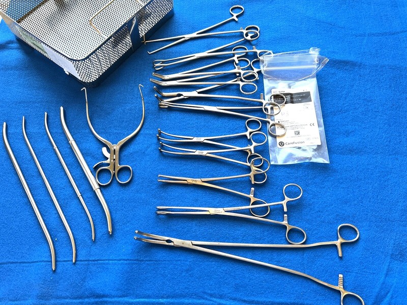 Prof. Set of V. Mueller Obstetrics & Gynecology OBGYN Surgical Instruments
