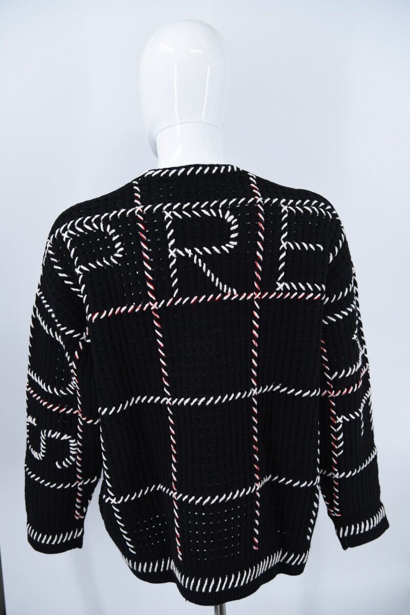 SUPREME Quilt Stitch NWT!! Sweater Black SS23 Mens XL